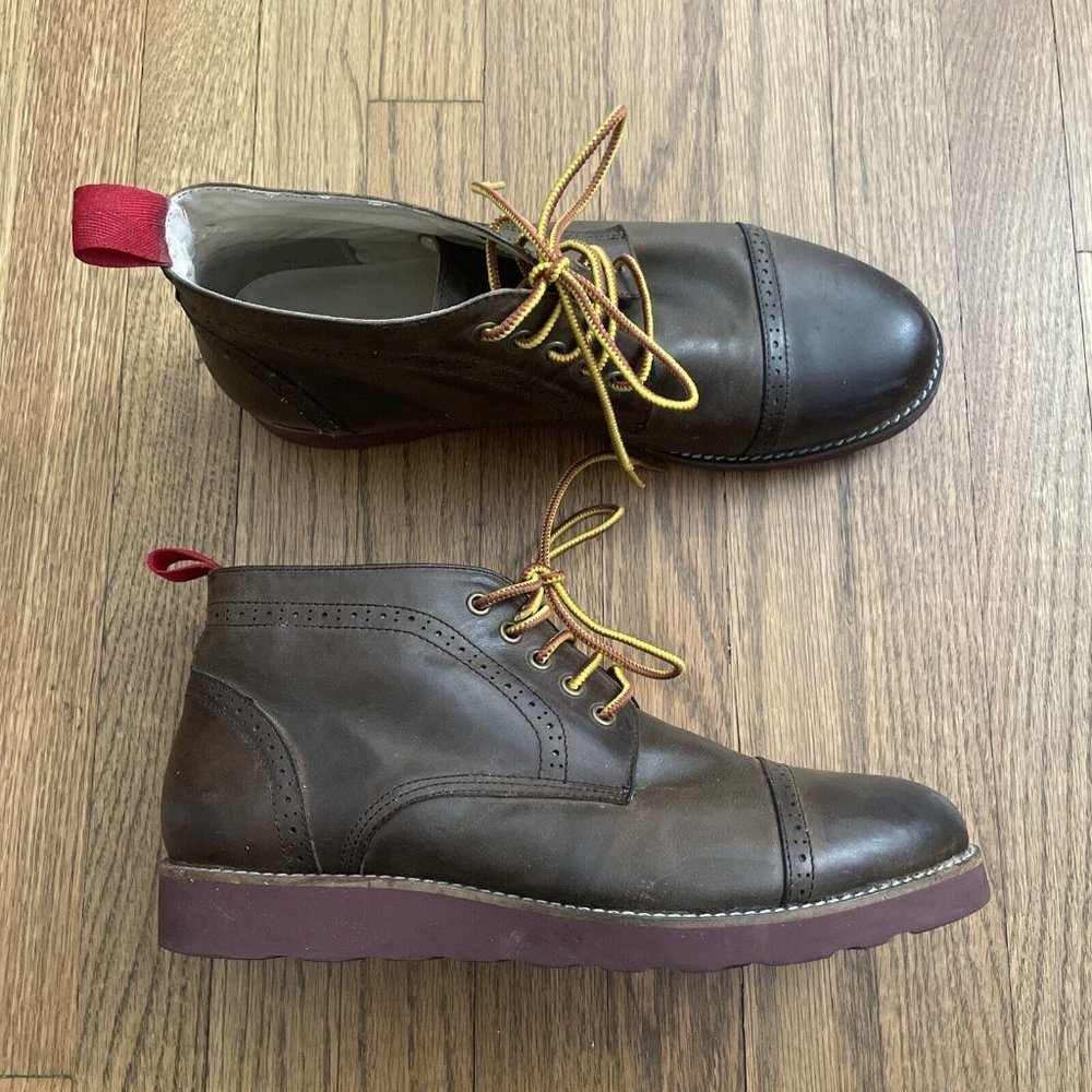Urban Outfitters Hawkins McGill Men’s Brown Leather Desert Boots Size 9